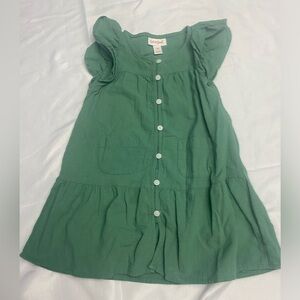 Cat & Jack Emerald Tiered Dress with Pockets, 18M